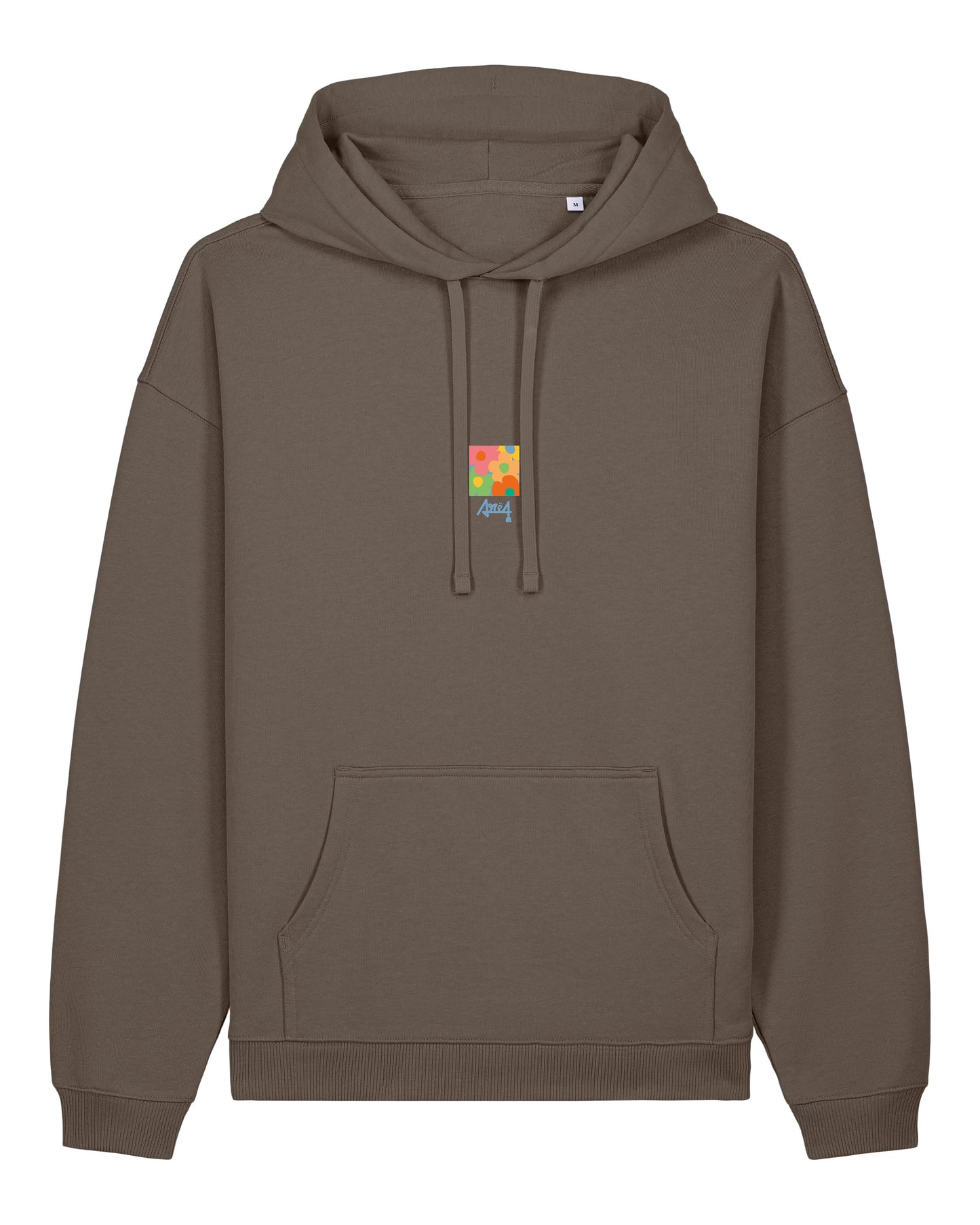 Hoodie Oversized Floral - Mocha
