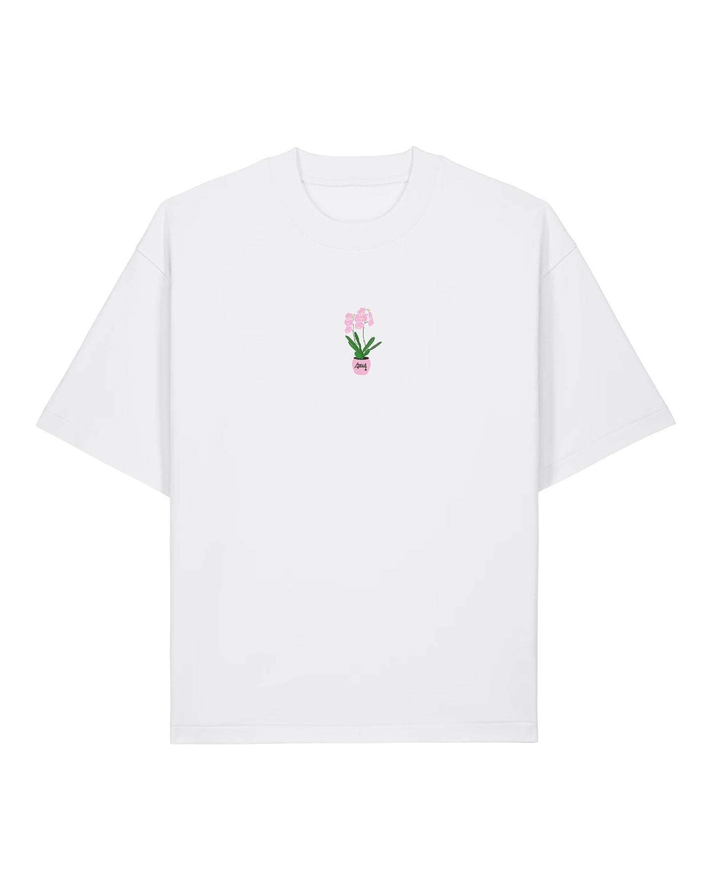 T-shirt Orchidée - Blanc