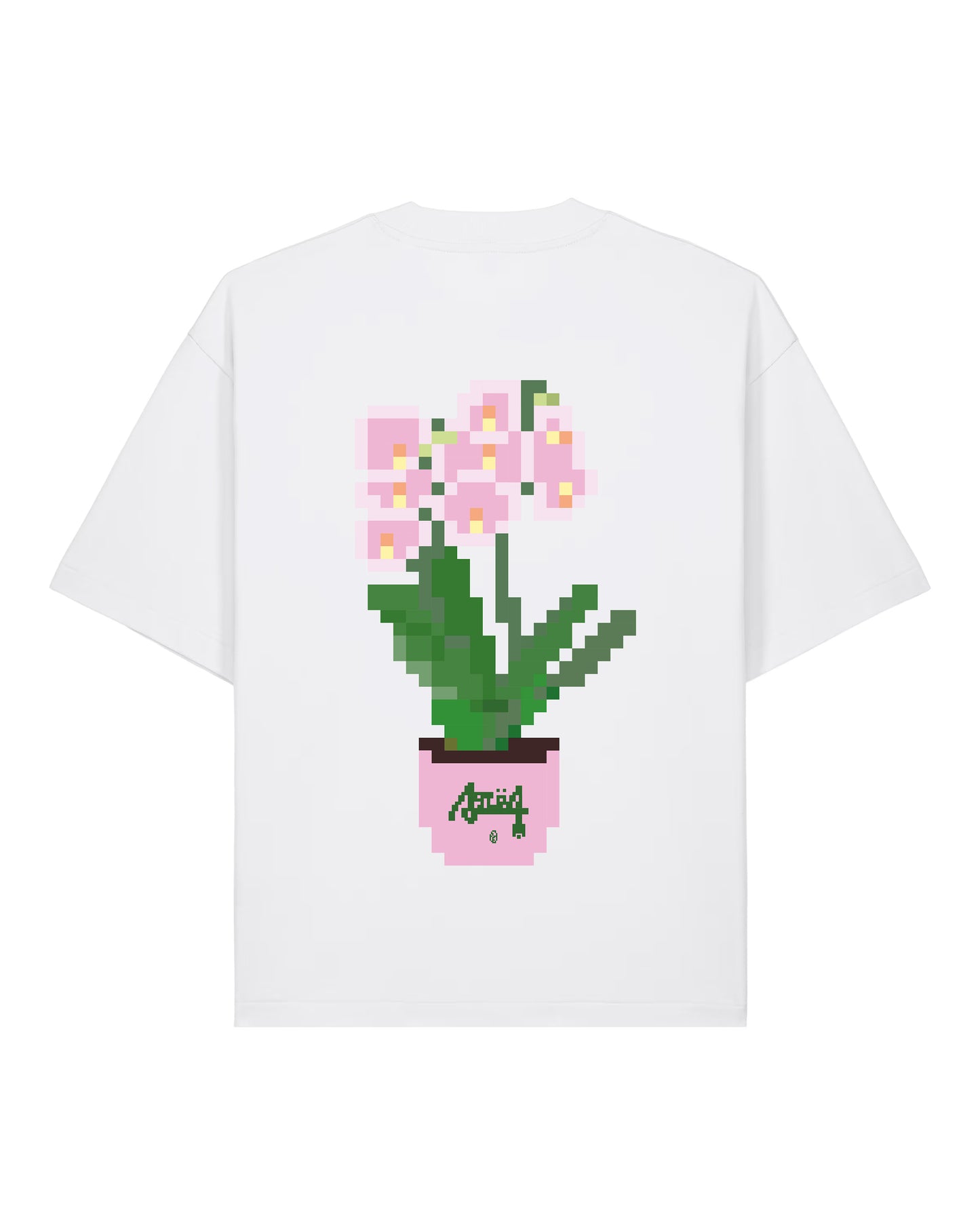 T-shirt Orchidée - Blanc