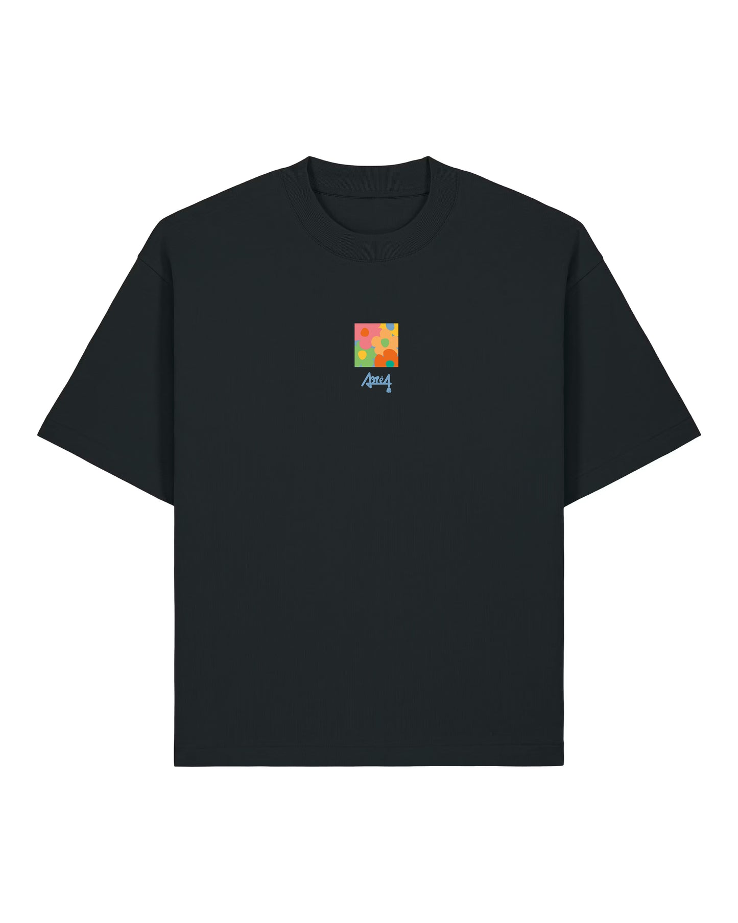 T-shirt Floral - Noir