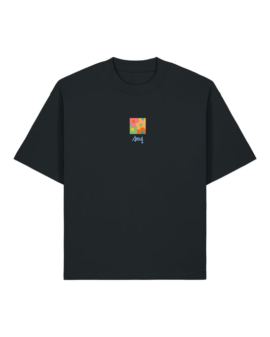 T-shirt Floral - Noir