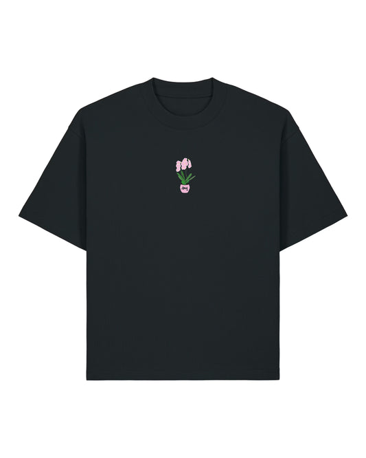 T-shirt Orchidée - Noir