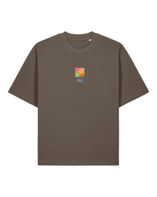 T-shirt Floral - Mocha