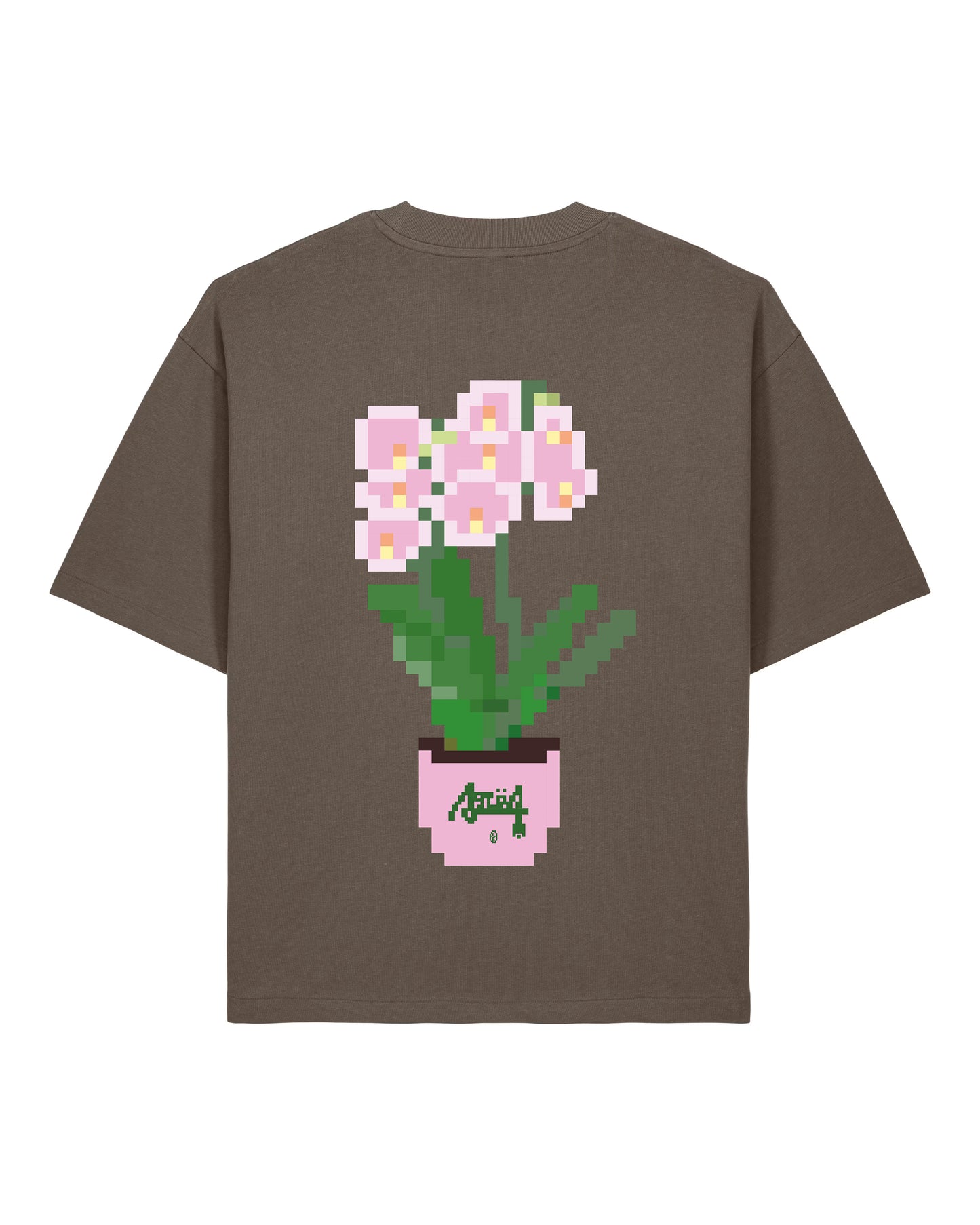 T-shirt Orchidée - Mocha